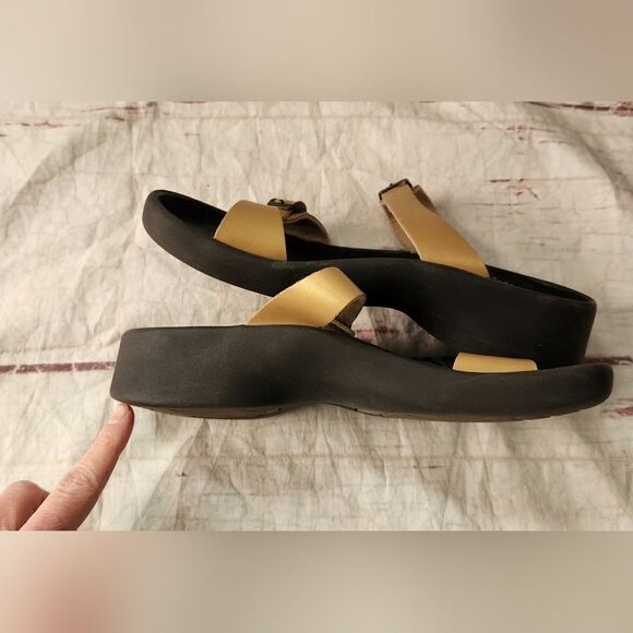 Tatami by Birkenstock 2 Strap Leather Sandal Size 36 - Picture 2 of 6